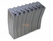 MAG 130rd Magazine for M4/M16 AEG (Black, 8pcs)