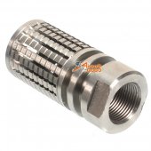 5KU Stainless Triple Tap Muzzle Break (14mm CCW)