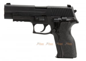 we full metal tactical f226 e2 rail gas blow back pistol black