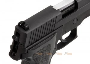 we full metal tactical f226 e2 rail gas blow back pistol black