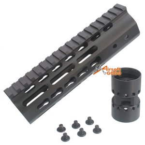 CNC Aluminum Key Mod 7 inch Rail system for M4 AEG