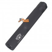 CYMA BlackWater Suppressor Barrel Extender -14mm CCW for Airsoft AEG GBBR -BK (D30 X 190mm)