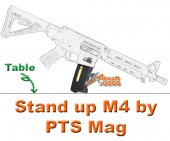 pts epm 150rd enhanced polymer aeg magazine black m4 series aeg