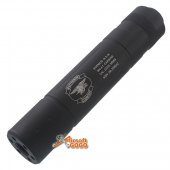 Army Force Duty Honor Suppressor Barrel Extender -14mm CCW for Airsoft AEG GBBR -BK (D30 X 150mm) Silencer