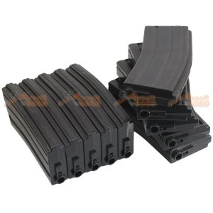 130rd metal magazine m4_series_aeg_black_10pcs