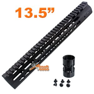 13.5 inch HIGH PRECISION CNC ALUMINUM KEYMOD RAIL SYSTEM