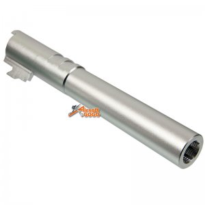 11mm+ CW Aluminum Outer Barrel for TM Hi-Capa 5.1 GBB (Silver)