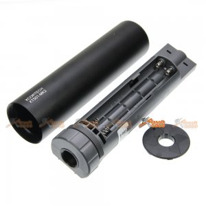 xcortech xt501 6mm bb airsoft mock silencer tracer unit14mm ccw up 1200rpm