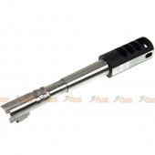 5KU Steel Outer Barrel with Compensator for Marui Hi-Capa 5.1 (Silver & Black)