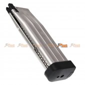 AW Custom 30rds HXMG06 5.1 Gas Magazine for Marui WE Airsoft GBB (Silver)