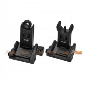 APS Metal Phantom Low Profile Flip Up Front Sight & Back Up Rear Sight (Black)