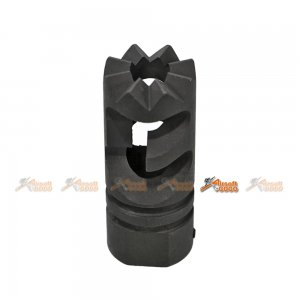 Building Fire Steel Medieval Airsoft Flashider -14mm CCW