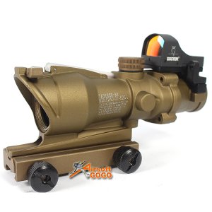 4x32C ACO Scope with Doctor Red Dot Sight (New Type / TAN)