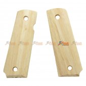 RAW Wood Grip Cover for Marui 1911 Airsoft GBB Painting Design