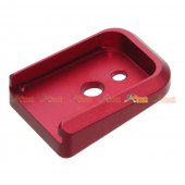 5KU Aluminum Magazine Base for Marui, WE Hi-Capa 5.1 Series GBB (Red)