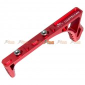 Angled Grip for M-LOk / Keymod Handguard Rail (Red)