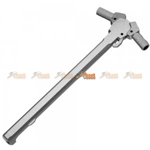 Aluminum Cocking Handle for WE/WA/G&P/INO M4 Airsoft GBB Rifle (Silver)