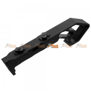 Aluminum Angled Grip for Keymod Handguard Rail (Black)