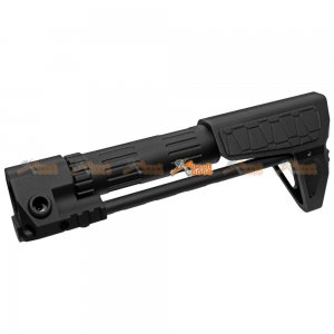 G&P PDW Stock for Airsoft Marui & G&P M4 / M16 Metal Body (Snake, Black)