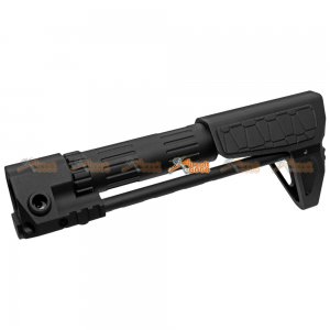 G&P PDW Stock for Airsoft Marui & G&P M4 / M16 Metal Body (Snake, Black)
