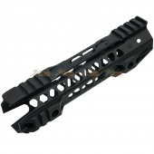 MOTS II 8 Inch Keymod Phantom Handguard for Marui M4 / M16 & WA M4A1 Series Airsoft GBBR (Black)