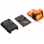 Adjustable RMR Red Dot Sight with 1913 / Marui & WE G17 GBB Mount (Orange)