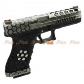 Armorer Works Hex Cut Signature G17 GBB Pistol (2-Tone)