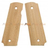 Wood Grip Cover for Tokyo Marui 1911 Airsoft GBB (No.0246)