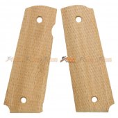 Wood Grip Cover for Tokyo Marui 1911 Airsoft GBB (No.0246)