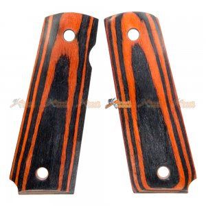 Wood Grip Cover for Tokyo Marui 1911 Airsoft GBB (No.0270)