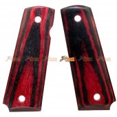 Wood Grip Cover for Tokyo Marui 1911 Airsoft GBB (No.0271)