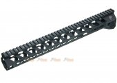 RWA Fortis SWITCH 556 Rail System - 14 inch KeyMod Black for M4 AEG Series