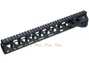 RWA Fortis SWITCH 556 Rail System - 13 inch KeyMod Black for M4 AEG Series
