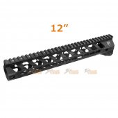 RWA Fortis SWITCH 556 Rail System - 12 inch KeyMod Black for M4 AEG Series