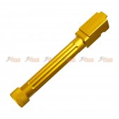 5KU -14mm Threaded Outer Barrel (Type 1) for Tokyo Marui G17 GBB (Gold)