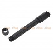 Aluminum -14mm 9lNE Threaded Barrel for Marui G17 / G18c Series Airsoft GBB (Black)