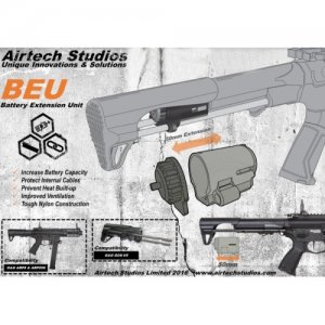 airtech studios beutm battery extension unit g&g arp9 arp556 aeg