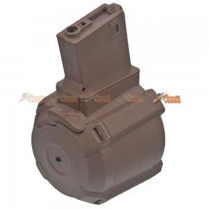 Battleaxe 1000rds Electric Drum Magazine for M4 AEG (TAN)