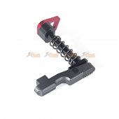 Army Force CNC Magazine Catch for AEG M4 (Red)