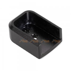 Metal Magazine Base for Marui / WE Hi-Capa Series Airsoft GBB (Type 4, Black)