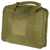Carrying Pistol Bag with 5 Storage Pockets  (Small Size, Olive Drab)