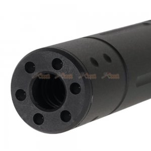 cyma 155mm bw suppressor 14mm ccw type a no logo aeg black