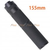 CYMA 155mm BW Suppressor -14mm CCW (Type B, No Logo) for AEG (Black)