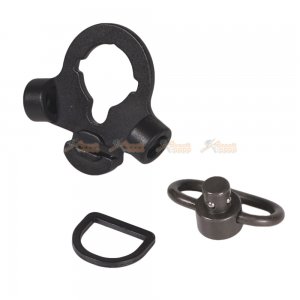 Army Force Tactical QD Dual Receiver Sling Swivel for M4 AEG