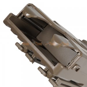 tactical molle 10pcs m870 shotgun magazine shell pouch carrier holder tan