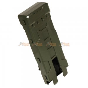 Tactical MOLLE 10pcs M870 Shotgun Magazine Shell Pouch Carrier Holder (Olive Drab)