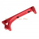 115mm metal angled grip keymod handguard rail red