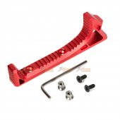 115mm metal angled grip keymod handguard rail red