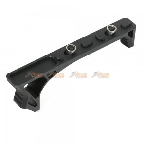115mm metal angled grip keymod handguard rail black