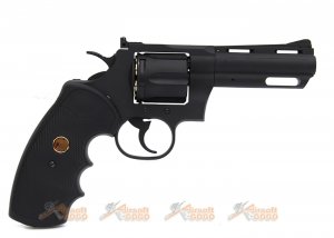 king arms python 357 magnum co2 revolver black 4inch barrel